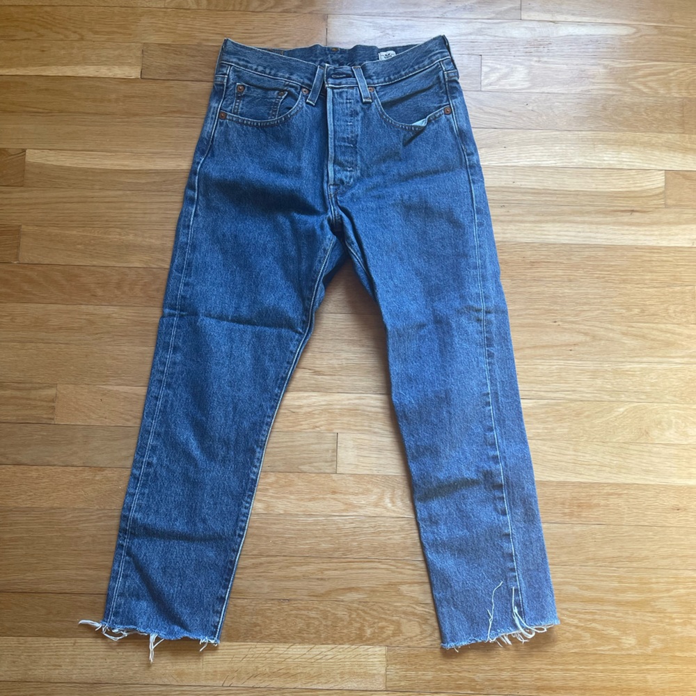 Cropped Levi 501 jeans